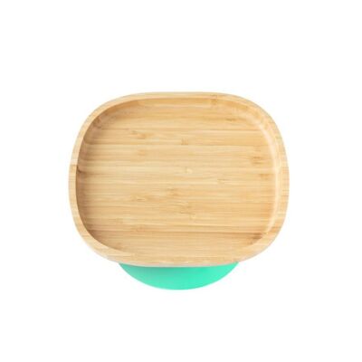 Bamboo Classic Suction Plate - Green
