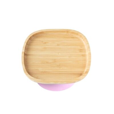 Bamboo Classic Suction Plate - Pink