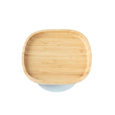 Bamboo Classic Suction Plate - Grey
