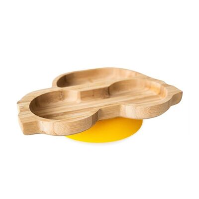 Bamboo Car Suction Plate - Yellow