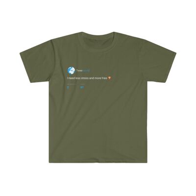 Weniger Stress, mehr Pommes Tee - Military Green