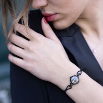 Montre acier noir pour femme - bracelets interchangeables - Limited Edition - Black Midnight 1