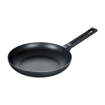 Frying pan, aluminum induction frying pan 24 cm, black