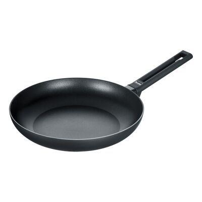 Frying pan, aluminum induction frying pan 28 cm, black