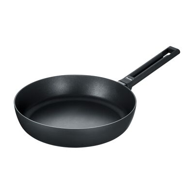 Schmorpfanne, Alu Induction Schmorpfanne 24 cm, schwarz