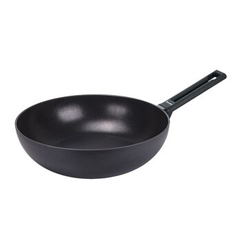 Manche wok, Alu Induction manche wok 30 cm, noir 3