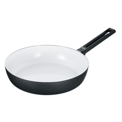 Stew pan, Alu Induction b.nature stew pan 28 cm, black/white