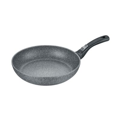 Sauteuse, Alu Click Induction SE sauteuse 28 cm, gris chiné/noir