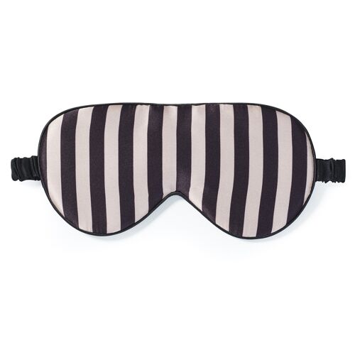 Silk Stripe Sleeping Mask