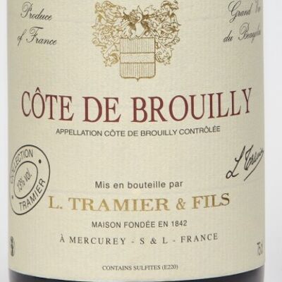 Côte de Brouilly - Gamay - Vin Rouge - 75cl (Beaujolais)