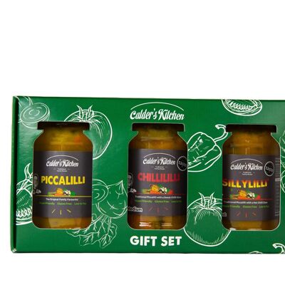 Piccalilli Gift Box Trío de regalo vegano y sin gluten