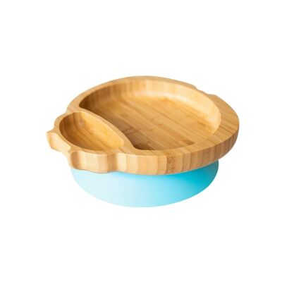 Bamboo Ladybird Suction Baby Plate - Blue
