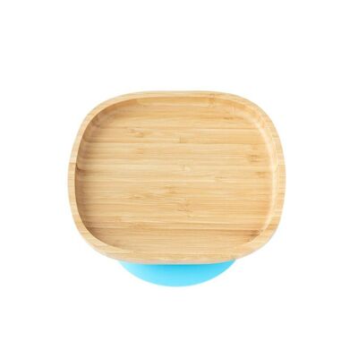 Bamboo Classic Suction Plate - Blue