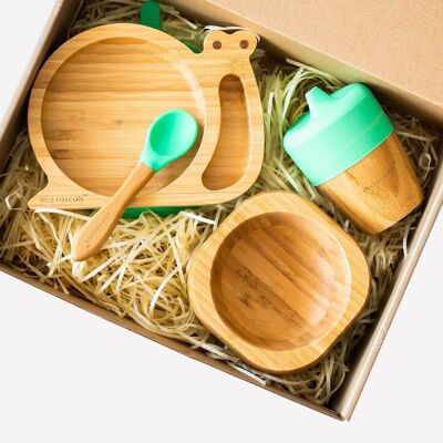 Bamboo Snail Plate Gift Set