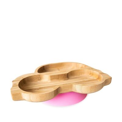 Bamboo Car Suction Plate - Pink