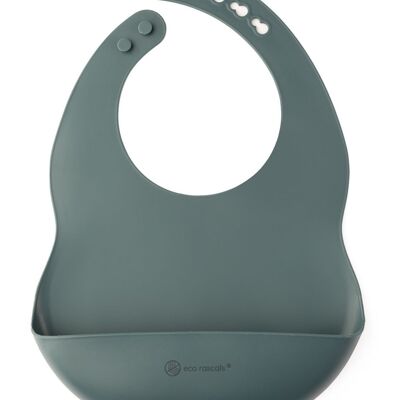 Crumb and Dribble Catch Bib - Teal