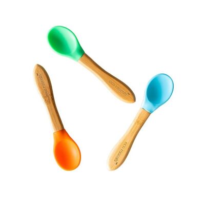 Best Baby Spoons BPA Free - Blue, Green, Orange