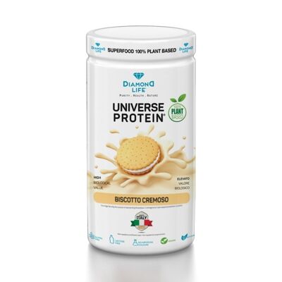 Universe Protein gusto biscotto, integratore naturale 500 grammi