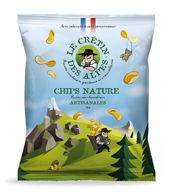 Chips nature, cuites au chaudron