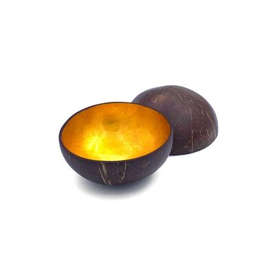 Gelbe metallische Coco Bowl