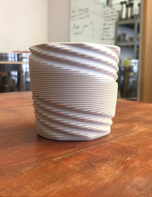 Cup Twister L (white, white)