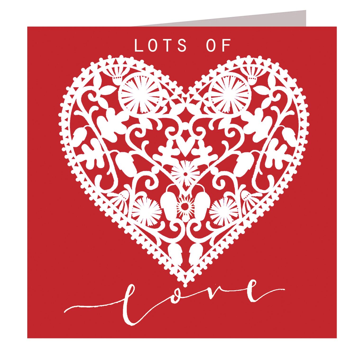 SS03 Card cuore tagliato rosso