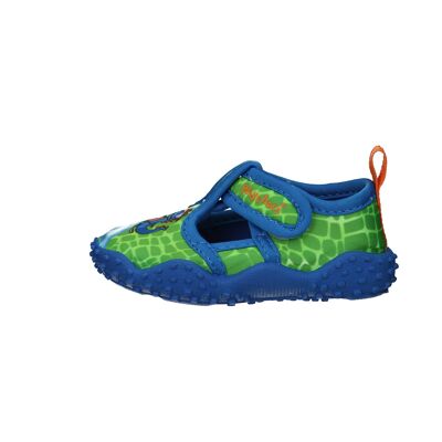 Aqua-Schuh Dino -blau/grün