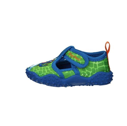 Aqua-Schuh Dino -blau/grün