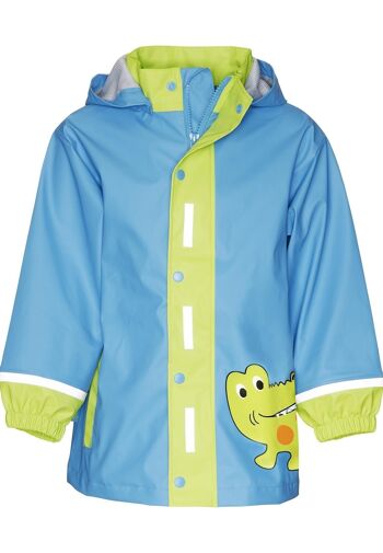 Imperméable crocodile - bleu/vert 1