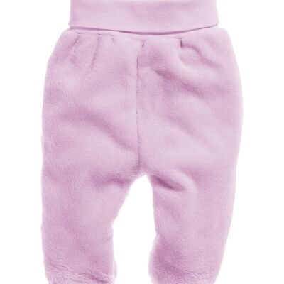 Pantaloni morbidi in pile - rosa