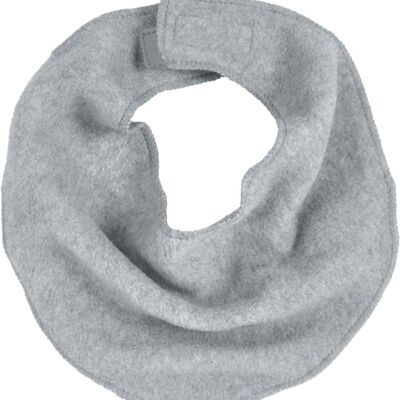 Fleece triangular cloth -grey/melange
