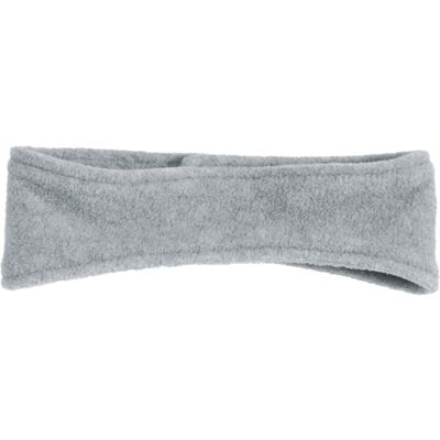 Fleece-Stirnband -grau/melange
