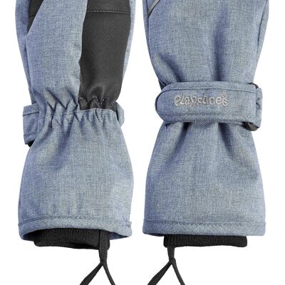 Fäustling Handschuh -jeansblau