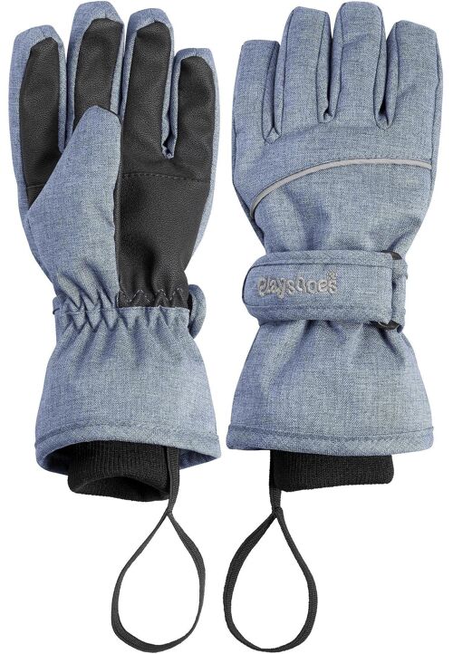 Finger-Handschuh -jeansblau