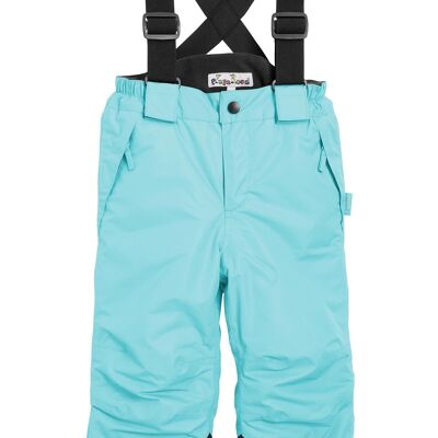 Pantalon de neige enfant -turquoise