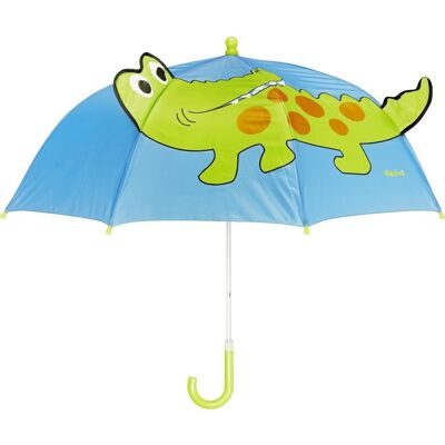 Parapluie crocodile - bleu/vert