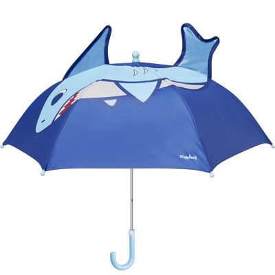 Parapluie requin -bleu