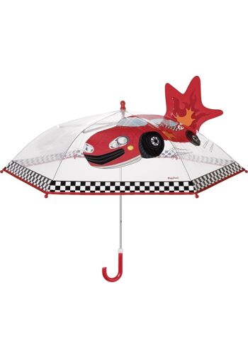 Parapluie voiture de course -transparent 1