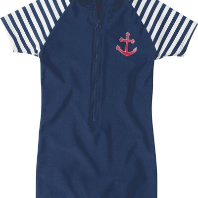 Tuta intera protezione UV Maritime -navy/bianco