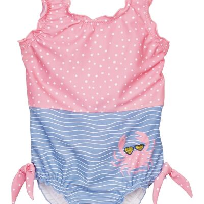 UV protection swimsuit Cancer - blue/pink