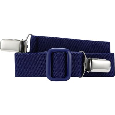 Clip ceinture élastique uni -marine