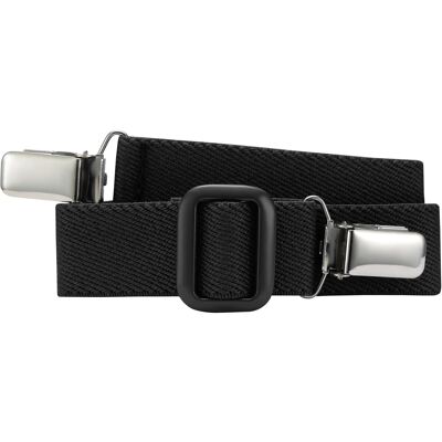 Clip ceinture élastique uni-noir