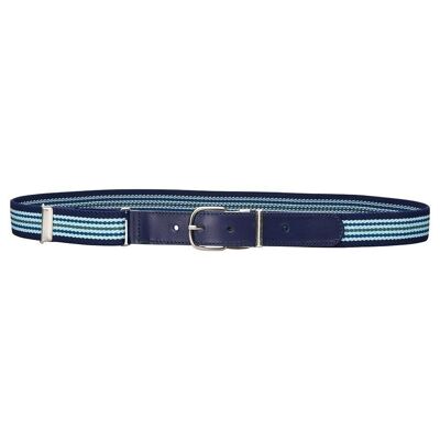 Elastic belt stripes -navy