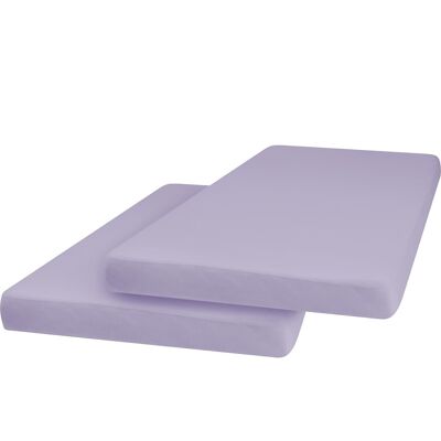 Jersey sheets 70x140 cm 2 pack - lilac