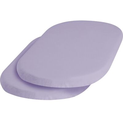 Jersey fitted sheets 40x70 cm 2-pack - lilac