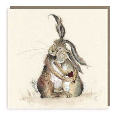 Hares my Heart Greeting Card