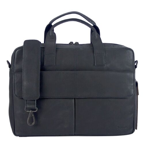 Sunsa Herren Leder Business Tasche. Laptop Handtasche Bag für 14 Zoll Notbook/Tablet. Männer Umhängetasche, braun