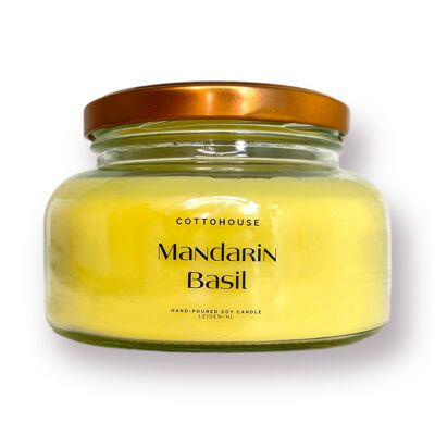 Scented candle Mandarin-Basil | 3wick | 250gr