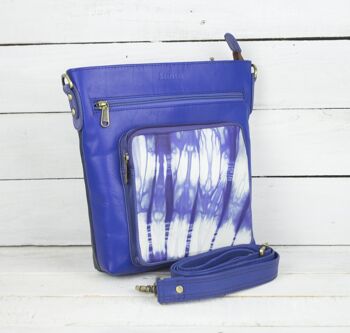 Sunsa Creation, sac en cuir coloré pour femme. sac à bandoulière en cuir. Sac bandoulière modèle "Easy Bag" 4