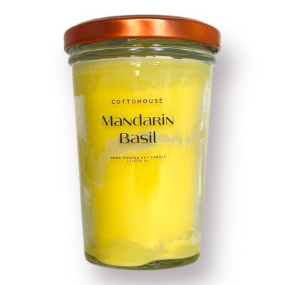 Vela perfumada Mandarina-Albahaca 125 gr